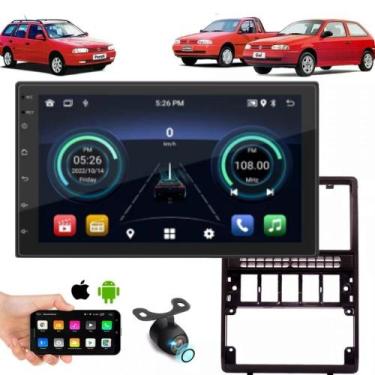 Imagem de Central Multimídia Android Auto 2 Din Parati G2 Câmera Ré Preto - Firs