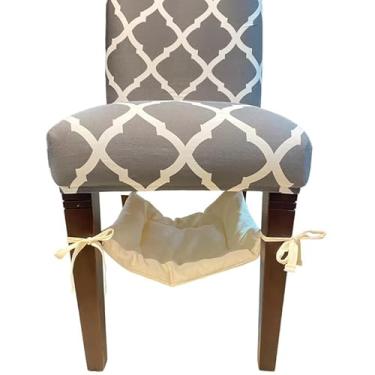 Imagem de Rede para gato algodão cru cama suspensa redinha para cadeira