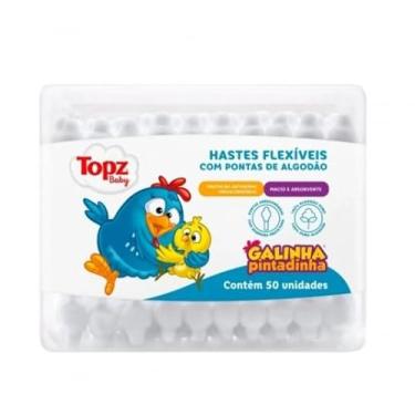 Imagem de HASTES FLEXIVEIS DE SEGURANCA 50UNID GALINHA PINTADINHA CX12