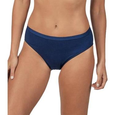 Imagem de Calcinha Demillus Cintura Alta 56014 Plus Size Lithos, M, Marinho