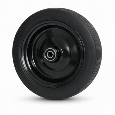 Imagem de Roda De Carrinho De Mão Pedreiro Com Pneu Maciço Não Fura roda Maciça De Carrinho De Mão Carriola Com Pneu Sem Câmara