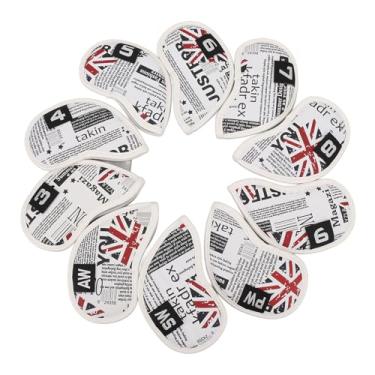 Imagem de SUNGOOYUE 10 Peças do Clube do Clube Di u Cobre o Ferro Protetor Em Forma Universal a Maioria Trilhos Resistentes Ao Tempo para Jogadores de Golfe