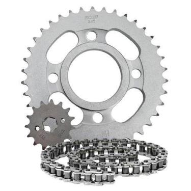 Imagem de Kit Relação Transmissão Moto Shineray Jet 50cc 2019 e 2020 - MHX
