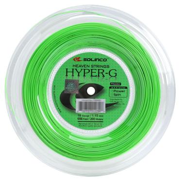 Imagem de Corda Solinco Hyper G 18 1.15mm Rolo com 200 Metros Verde