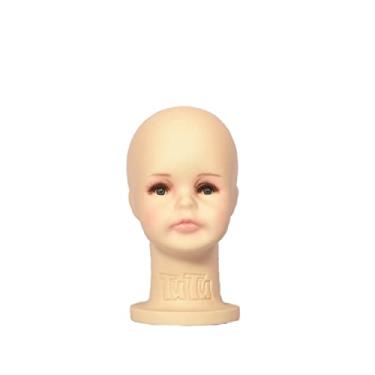 Imagem de Xigaocun Hair Manequim Infantil Tutu, Cabeça De Para Cabelo, Perucas, Cachecol, Chapéus, Suporte Exibição, Molde, Modelo (Circunferência Da Cabeça: Aprox. 37,5 Cm)