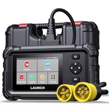 Imagem de Scanner de caminhão resistente para Cummins, LAUNCH Elite HD-CM todos os sistemas/unidades, ferramenta de escaneamento de diagnóstico de veículos a diesel, regeneração DP-F, serviço especial de