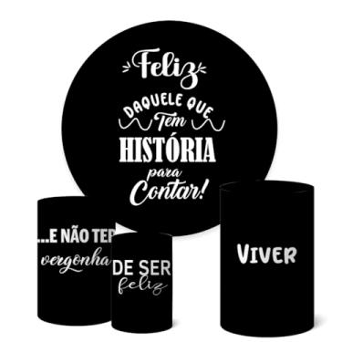 Imagem de Trio Capas Cilindro + Painel Redondo 1,50m A Vida (K1UBV0002)