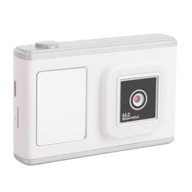Imagem de Jectse Câmera Selfie Câmera Digital de 64MP Com Luz de Enchimento LED, Espelho Selfie, para Fotografia, 1080p HD (WHITE)