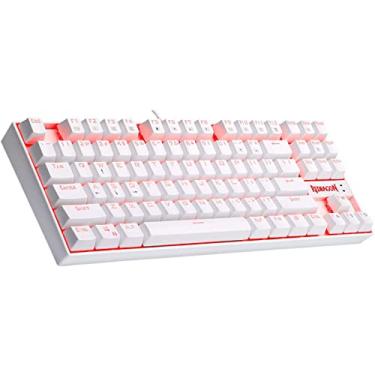 Imagem de Redragon TECLADO MECANICO REDRAGON KUMARA K552W-2 SINGLE COLOR BRANCO/MARROM, UNICO