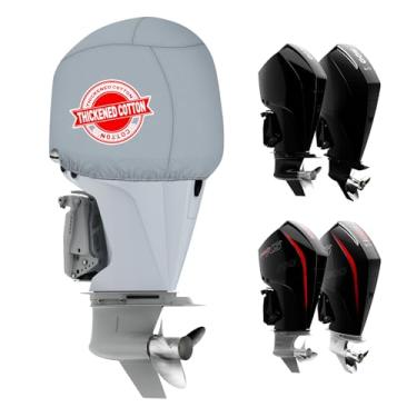Imagem de Capa de motor de popa para Mercury 250 HP, 300 HP e 200 a 300 PRO XS 4 tempos V8 4.6L 2018>Capa de motor de barco Tecido Oxford 600D, capa de motor de barco resistente à prova d'água capa de capô