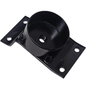 Imagem de Chapinha Chapa Inclinada 15º Com Tubo Fixação Preta