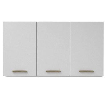 Imagem de Armário Aéreo São Luís 3 Portas Branco - Valdemóveis