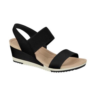 Imagem de Sandalia Ortopedica Modare Ultraconforto Anabela Preta