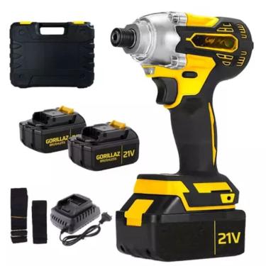 Imagem de Parafusadeira 21v Com Maleta 2 Baterias Profissional