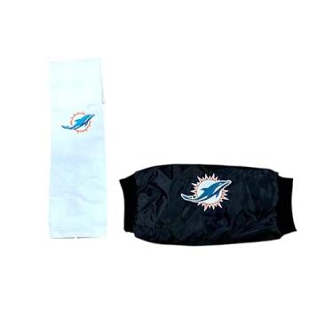 Imagem de NORTHWEST Toalha e aquecedor de mãos NFL Quarterback, tamanho único, cores do time (Miami Dolphins)