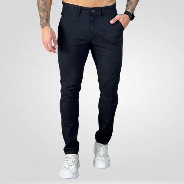 Imagem de Calça Alfaiataria Preta Masculina Slim Stretch - Arrow-Masculino