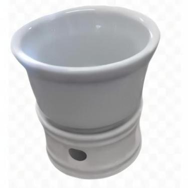 Imagem de conjunto rechaud foudue 3 peças base,tigela 600 ml,porta gel 60 ml - M