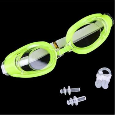 Imagem de kit 4 Óculos de natação Premium Infantil Silicone piscina praia para m
