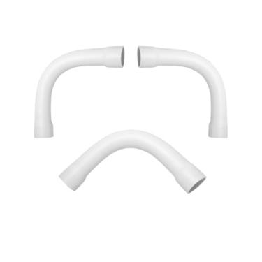 Imagem de KIT 3Un Curva PVC Antichamas C/Bolsa P/Condulete 90º 1/2pol (Branco)