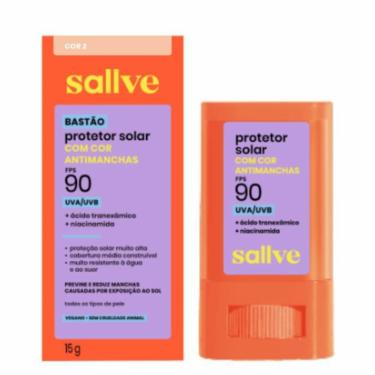 Imagem de Protetor Solar Bastão Sallve Antimanchas FPS90 COR 2 - 15g