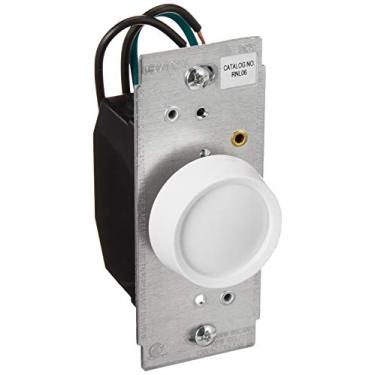 Imagem de Leviton Interruptor De Dimmer Rotativo Trimatron Para Lâmpadas Led, Halógenas E Incandescentes Reguláveis, Rnl06-10Z, Branco