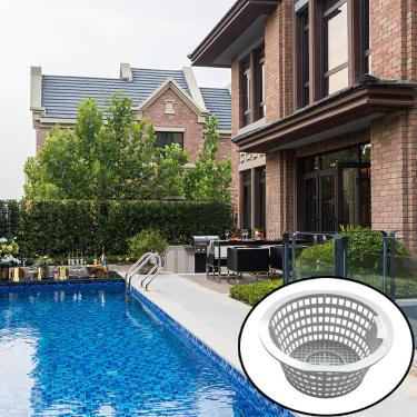 Imagem de KIMISS Acima do Skimmer Basket - Ferramenta de Limpeza Essencial da Piscina para Fluxo de água Eficiente e Captura de Detritos (Cinza)