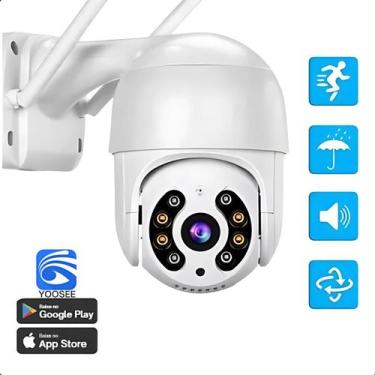 Imagem de Câmera Wifi IP Externa Full HD 1080p Monitoramento - LIPPIN
