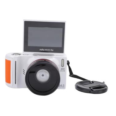 Imagem de Bewinner Câmera Digital 4K 64MP, Câmera Retro Wi -Fi Automática Com Zoom óptico de 18x e Tela de 3 Polegadas, Câmeras de Vídeo Compactas Anti Shake Compacto para Viagem Fotográfica (WHITE)