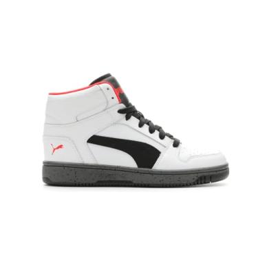 Imagem de PUMA Tênis masculino Rebound Layup Elevated High Casual - Branco, Branco, 42