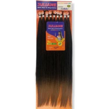 Imagem de Cabelo Liso Juliane 80cm 320g Fibra Orgânica Bio Proteína - Ser Mulher