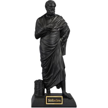 Imagem de Estátua Sófocles - Dramaturgo Grego (Cor Aurum Noctis)