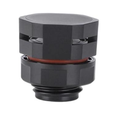 Imagem de IEUDNS Válvula redutora de pressão de ventilação de ar com parafuso de respiro, parafuso de ventilação à prova d'água para caixas elétricas externas, Preto