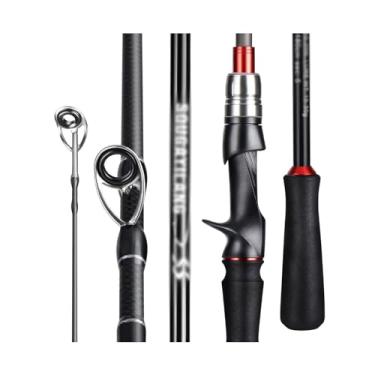 Imagem de Vara de Pesca de Viagem 1.8M 2.1M Vara de pesca fundição fibra carbono arremesso para truta lúcio baixo(2.1m)