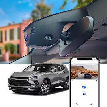Imagem de Fitcamx Câmera veicular 4K adequada para Chevy Blazer 2019-2024 RS LT Premier e Blazer EV (HD2-9808, tem ventilações), visual OEM, vídeo UHD 2160P, WiFi e aplicativo, sensor G de gravação em loop