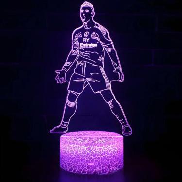 Imagem de Cristiano Nathan LED Luz Noturna 3D 7/16 Cores Variáveis Iluminação Vi
