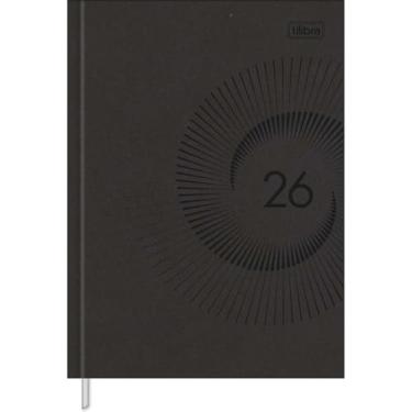 Imagem de Tilibra - Agenda Executiva Costurada Diária 12,3 x 16,6 cm Prátika Master 2026 - Preta