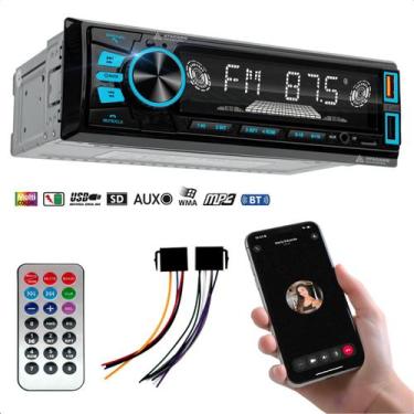 Imagem de Som De Carro Tipo Pione E Soni Bluetooth Carregador Celular - Lelong