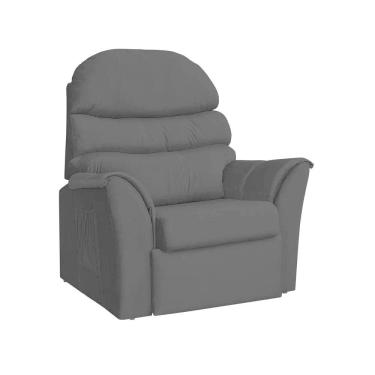 Imagem de Poltrona De Amamentação Reclinável E Retrátil Confortável Veludo Preto