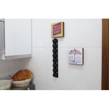 Imagem de Suporte Porta Cápsulas Dolce Gusto Para Parede - 8 Capsulas - Cor Pret