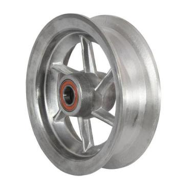 Imagem de Roda Alumínio Aro 8'' Carrinho Mão Carga Pneus 3,2 E 3,50 - Gastrobel