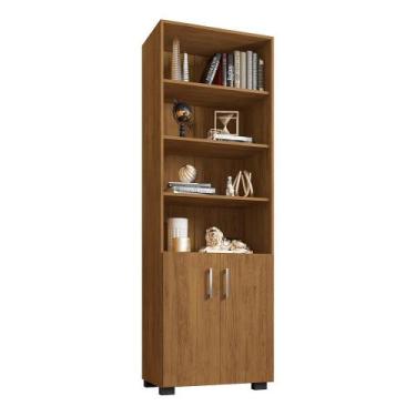 Imagem de Livreiro Office Brian 02 Portas Pequenas L01 - ADJ DECOR, Freijó