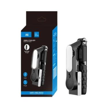 Imagem de Estabilizador De Gimbal Portátil A6 2025 De 1 Eixo Com Bastão De Selfi