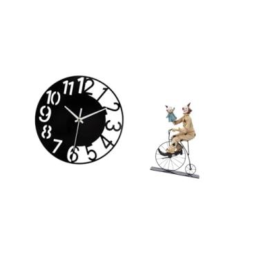 Imagem de Bothyi Relógio de Parede Acrílico Decorativo, Estátua de Palhaço, Coleção de Esculturas para Hotel, Escritório, Casa, Banheiro, Mesa, Enfeite, Centro de Mesa