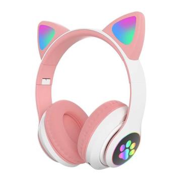 Imagem de Fones de ouvido sem fio TOKANI Cat Ear com microfone Bluetooth 5.0
