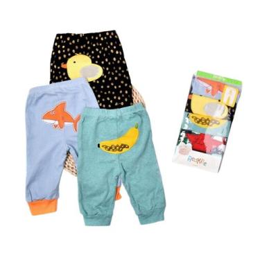 Imagem de Pacote de 5 calças/shorts masculinos de algodão para uso diário - Ligh