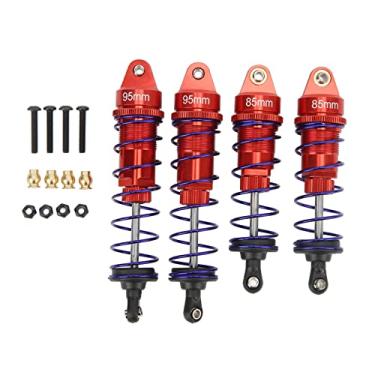 Imagem de Ymiko Absorvedor de Choque RC, Amortecedor Ajustável RC Damper Absorvedor de Choque Dianteiro Traseiro de Alumínio Traseiro Peças de Atualização do Amortecedor para Hsp para 1/10 Carro Car (#1)