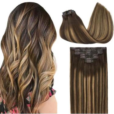 Imagem de Extensões de cabelo GOO GOO Real Human Hair 24 polegadas 140 g 7 unida