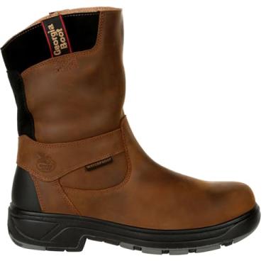 Imagem de Georgia Boot Tênis de trabalho masculino Flxpoint 25 cm, Marrom, 10 Wide