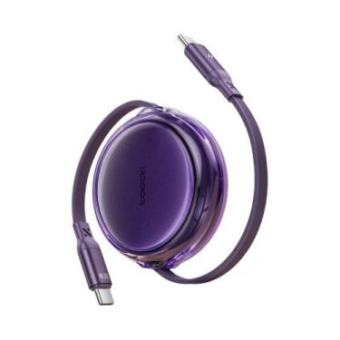 Imagem de Cabo Carregador Rápido Retrátil USB C De 100W Para iPhone 15 pro Max, 