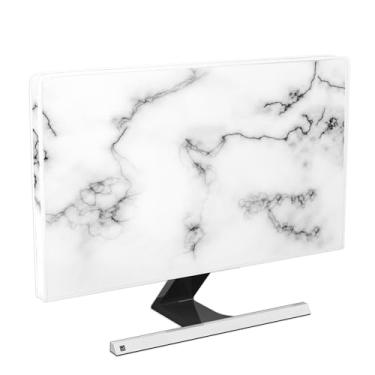 Imagem de Baocicco Capa para monitor de computador com textura abstrata LCD/LED/HD à prova de poeira antiestática de 22, 23, 24, 25 polegadas, à prova de poeira e design criativo, antiestática, proteção à prova